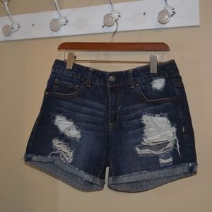 Denim Shorts - Dark Wash